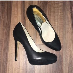 Michael Kors Black Leather Pumps